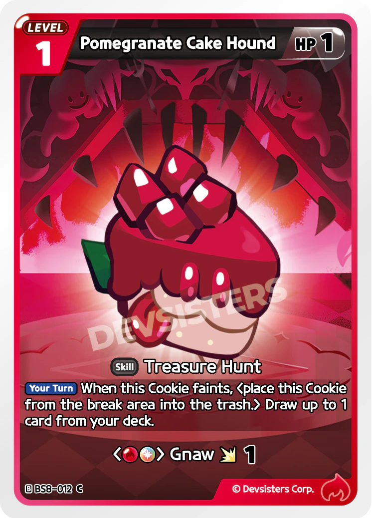 Pomegranate Cake Hound #BS8-012