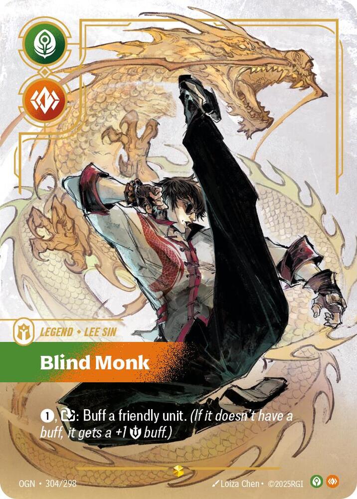 Lee Sin - Blind Monk (Overnumbered) #304/298
