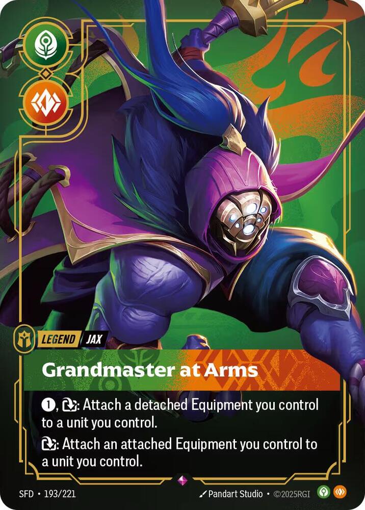 Jax - Grandmaster At Arms #193/221