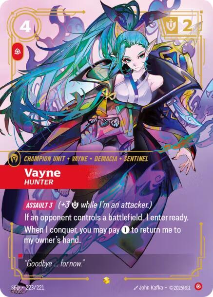 Vayne - Hunter (Overnumbered) #223/221