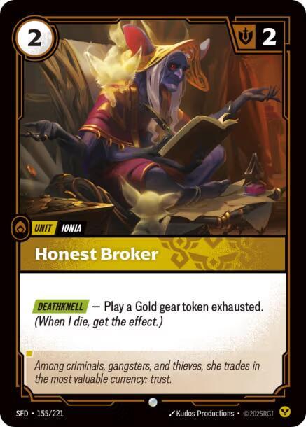 Honest Broker #155/221