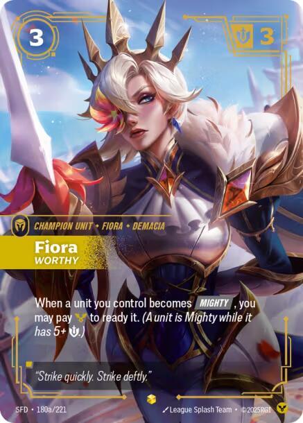 Fiora - Worthy (Alternate Art) #180a/221