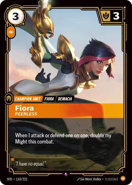 Fiora - Peerless #110/221