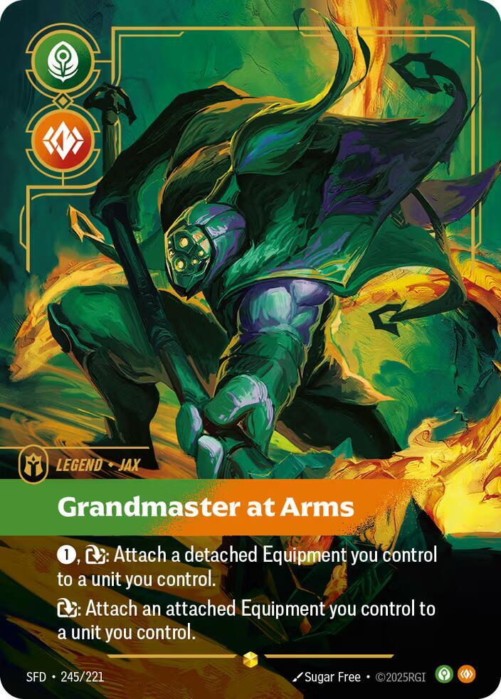 Jax - Grandmaster At Arms (Overnumbered) #245/221
