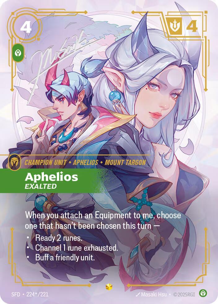 Aphelios - Exalted (Signature) #224*/221