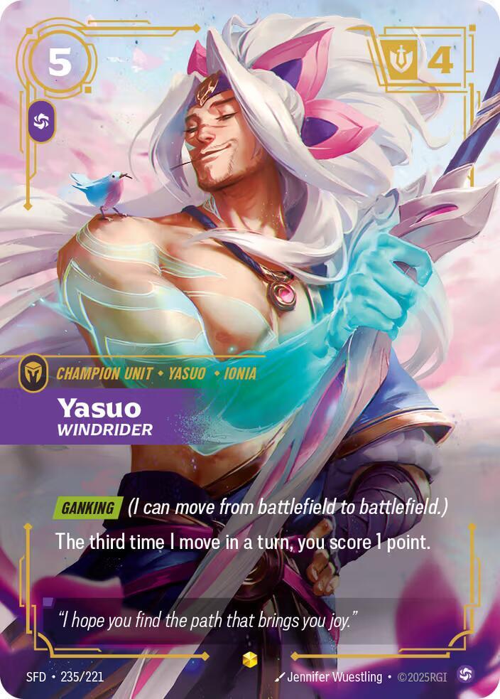 Yasuo - Windrider (Overnumbered) #235/221