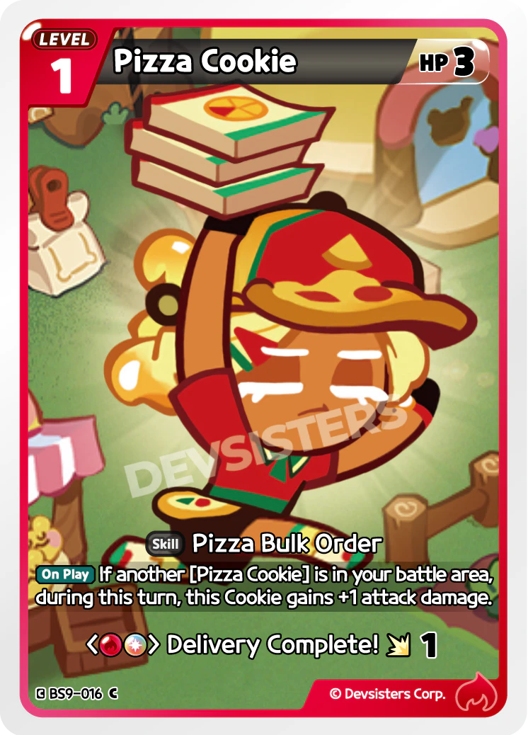 Pizza Cookie #BS9-016