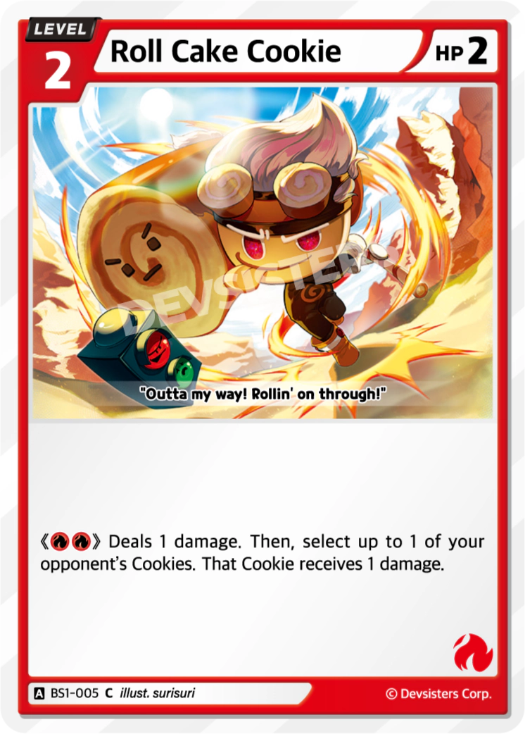 Roll Cake Cookie #BS1-005