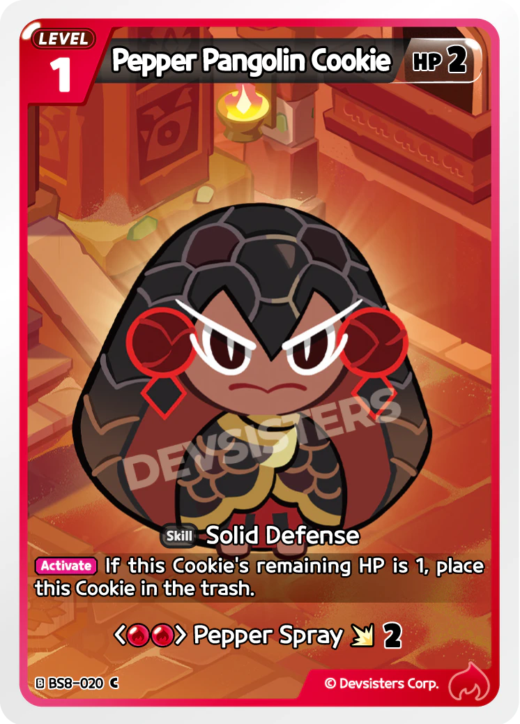 Pepper Pangolin Cookie #BS8-020