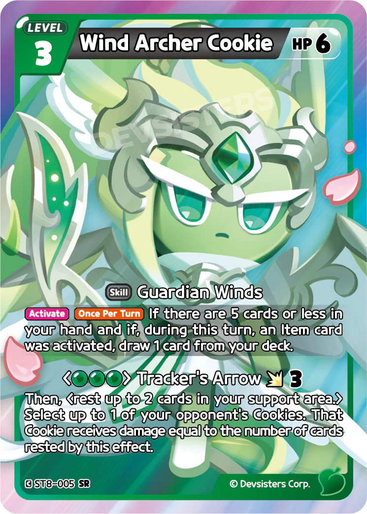 Wind Archer Cookie #ST8-005