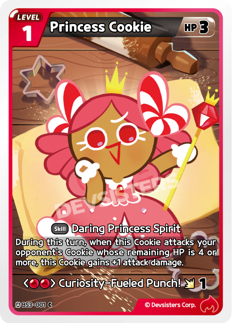 Princess Cookie #BS3-001