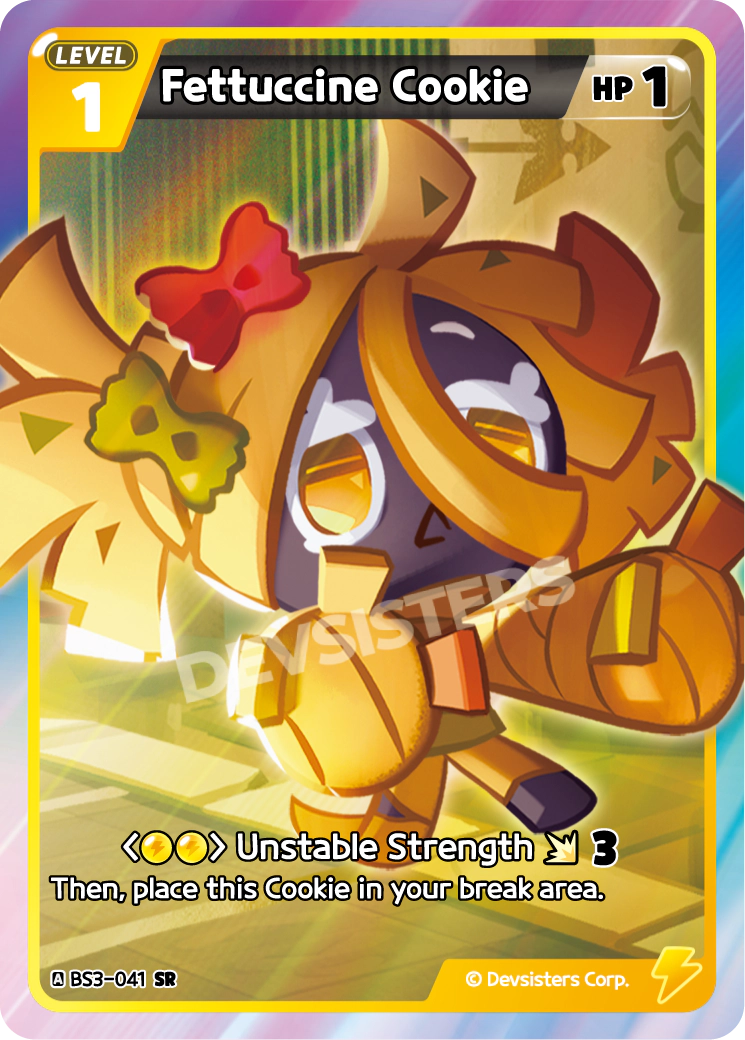 Fettuccine Cookie #BS3-041