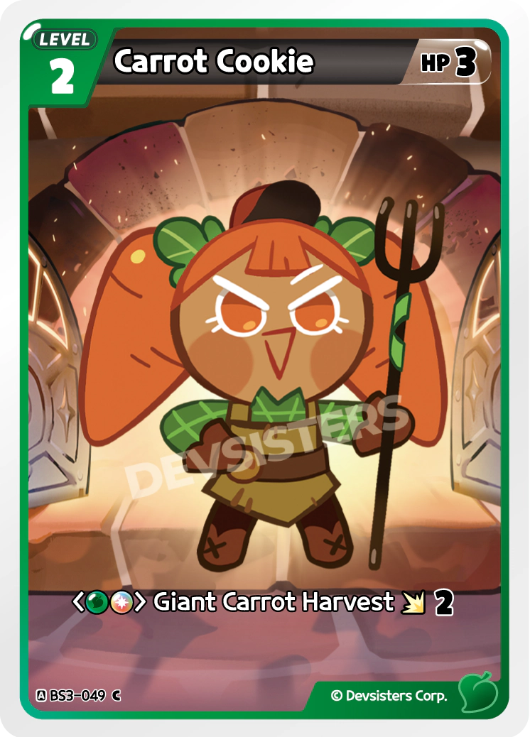 Carrot Cookie #BS3-049