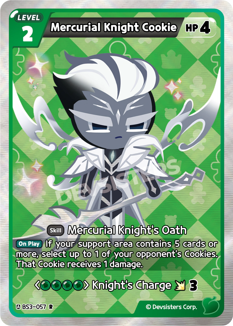Mercurial Knight Cookie #BS3-057