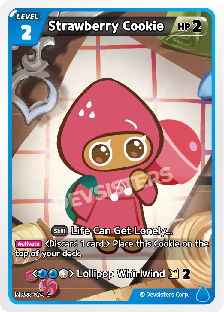 Strawberry Cookie #BS3-075