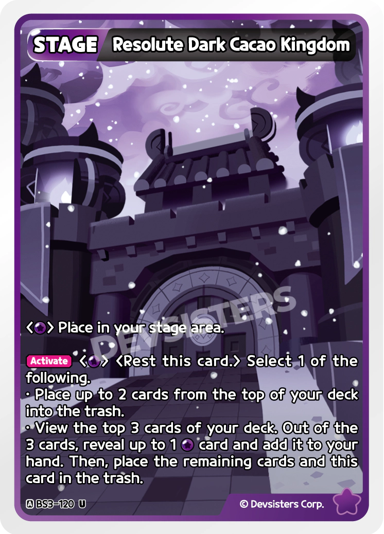 Resolute Dark Cacao Kingdom #BS3-120