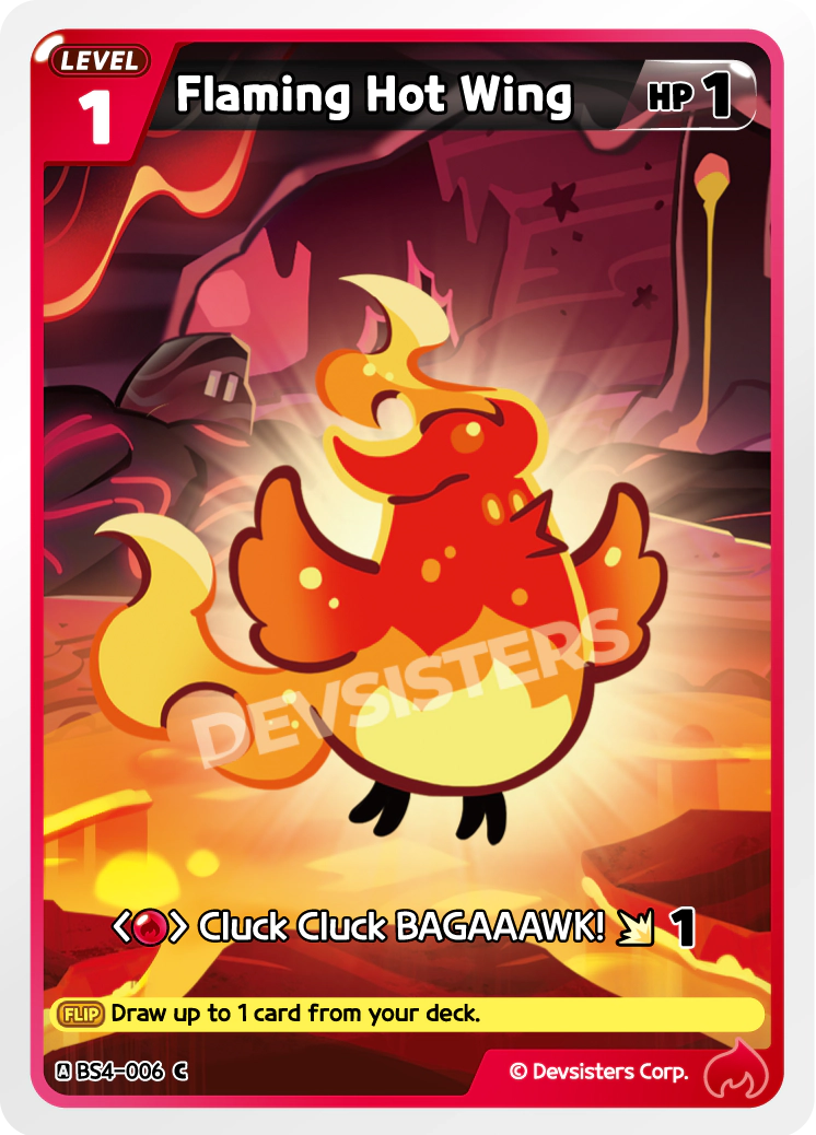 Flaming Hot Wing #BS4-006