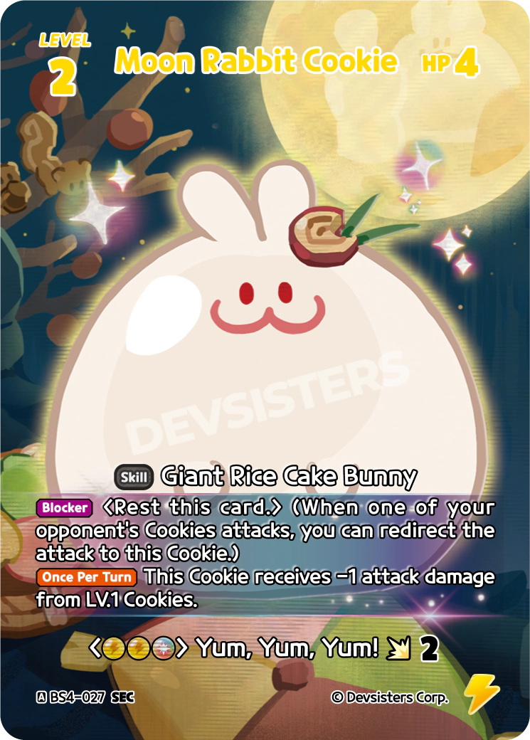 Moon Rabbit Cookie #BS4-027@1