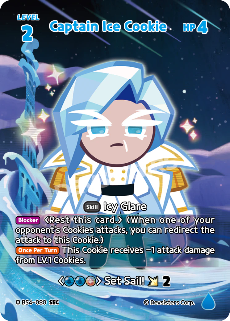 Captain Ice Cookie #BS4-080@2