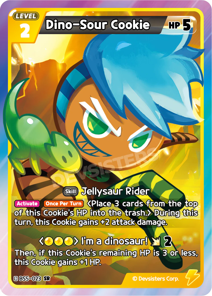 Dino-Sour Cookie #BS5-023