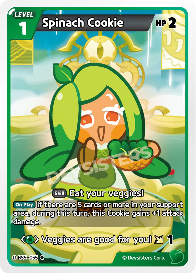 Spinach Cookie #BS5-055