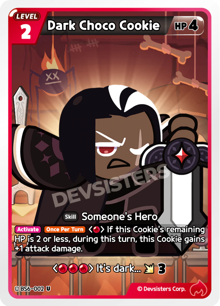 Dark Choco Cookie #BS6-002