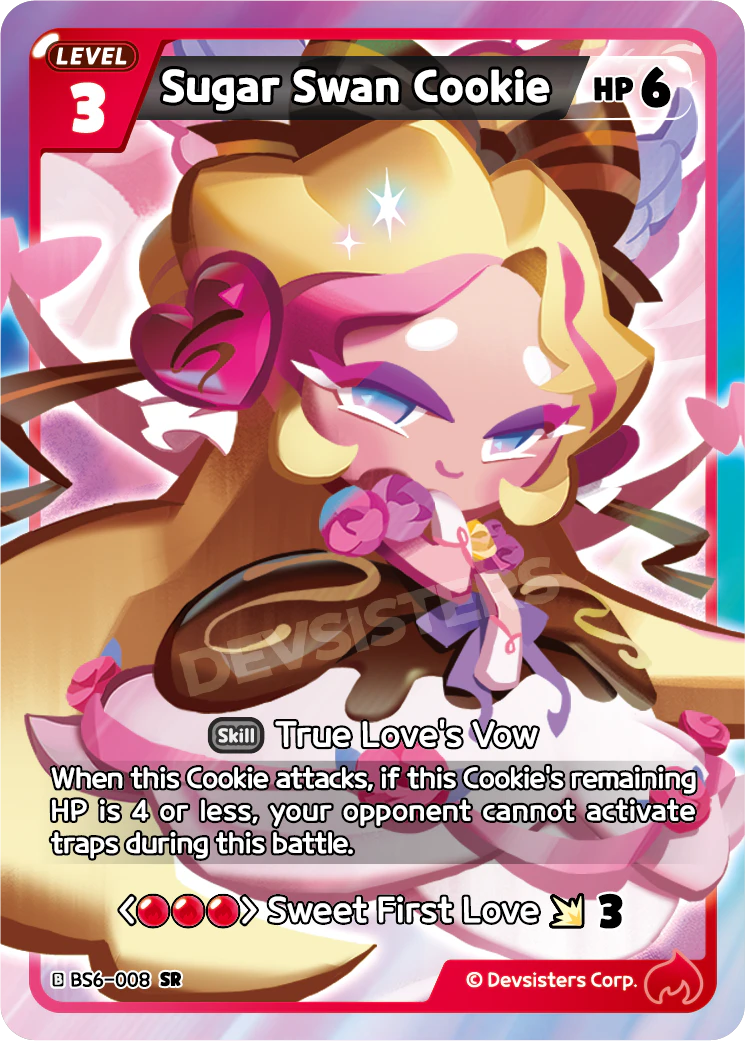 Sugar Swan Cookie #BS6-008