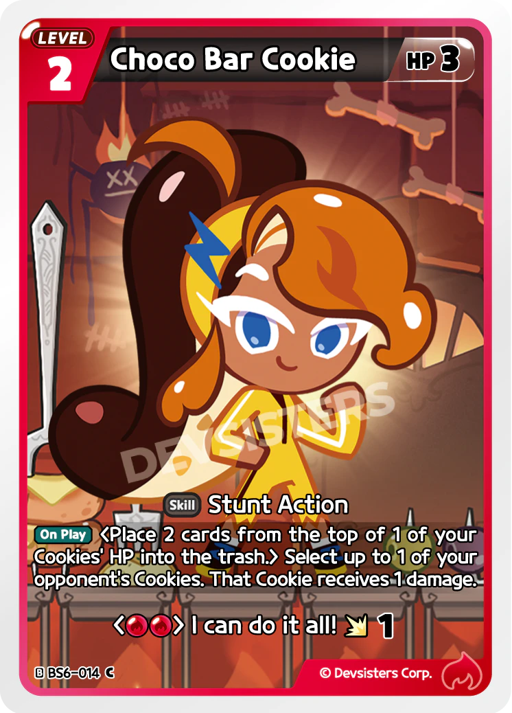 Choco Bar Cookie #BS6-014