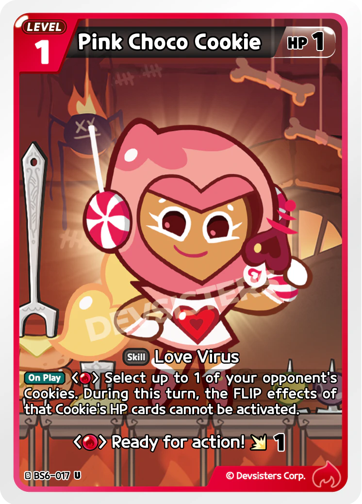 Pink Choco Cookie #BS6-017