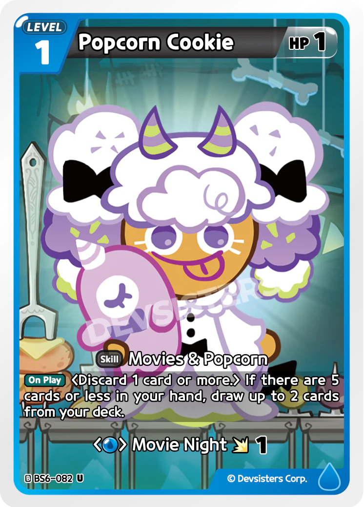 Popcorn Cookie #BS6-082