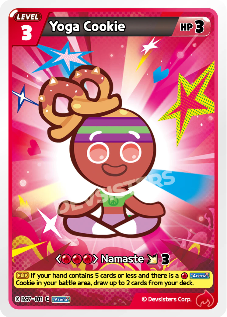 Yoga Cookie #BS7-011
