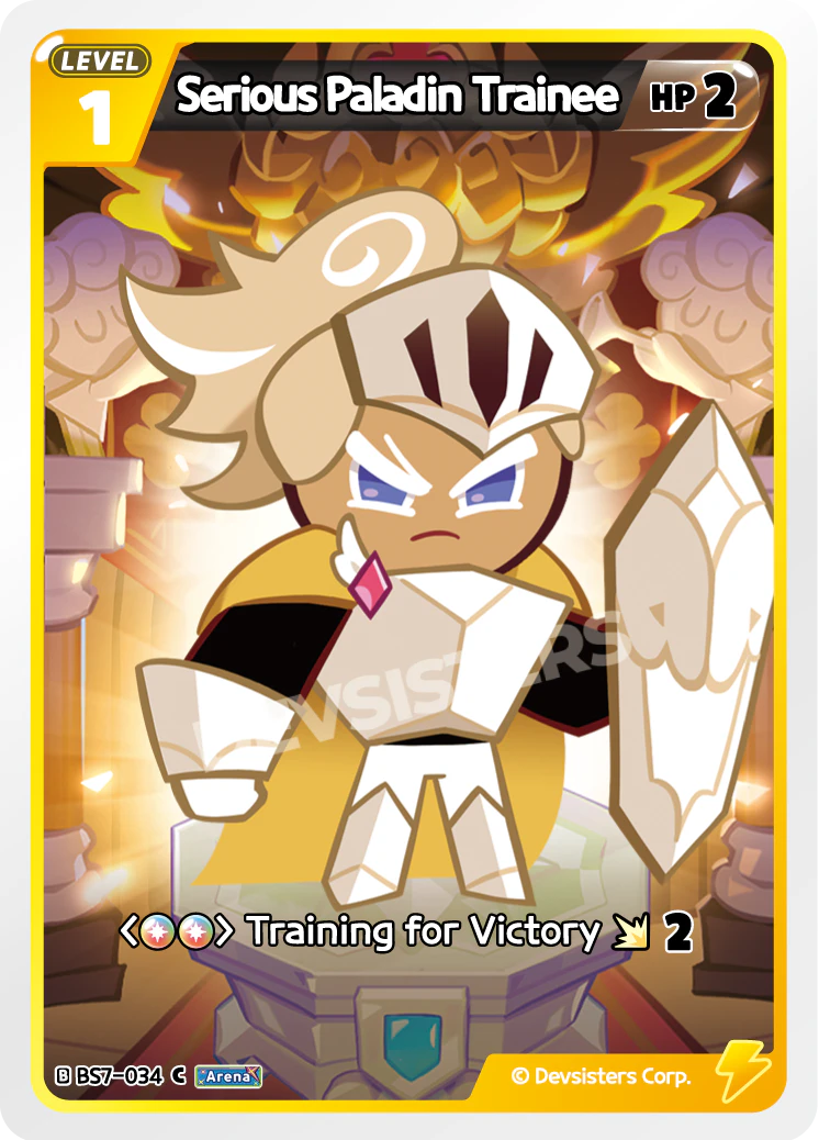 Serious Paladin Trainee #BS7-034