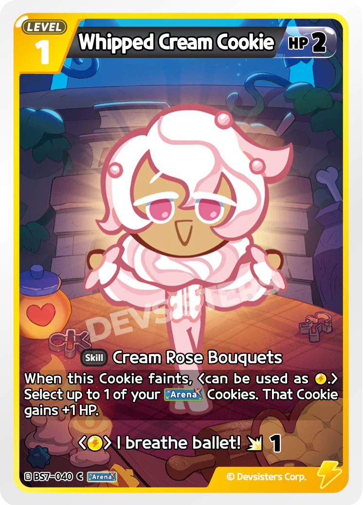 Whipped Cream Cookie #BS7-040