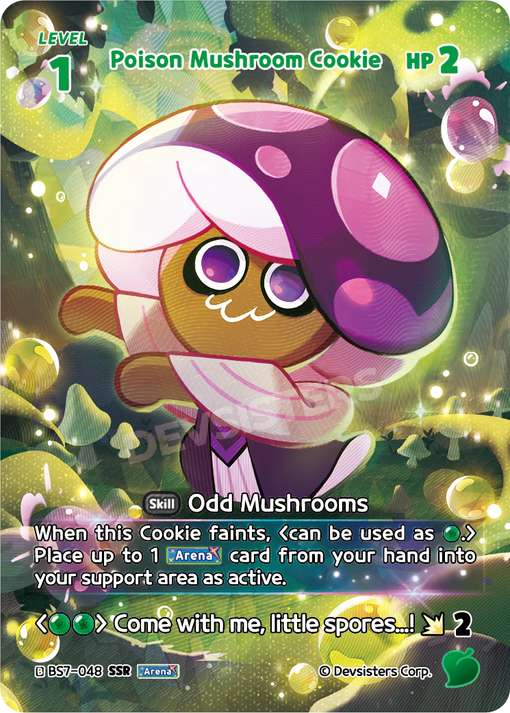 Poison Mushroom Cookie #BS7-048@1