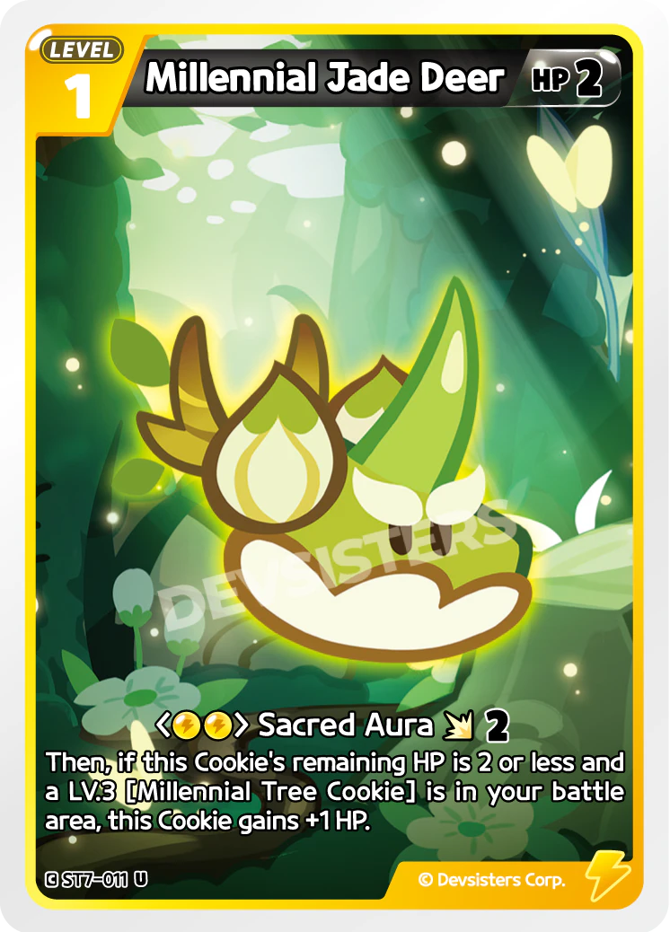 Millennial Jade Deer #ST7-011