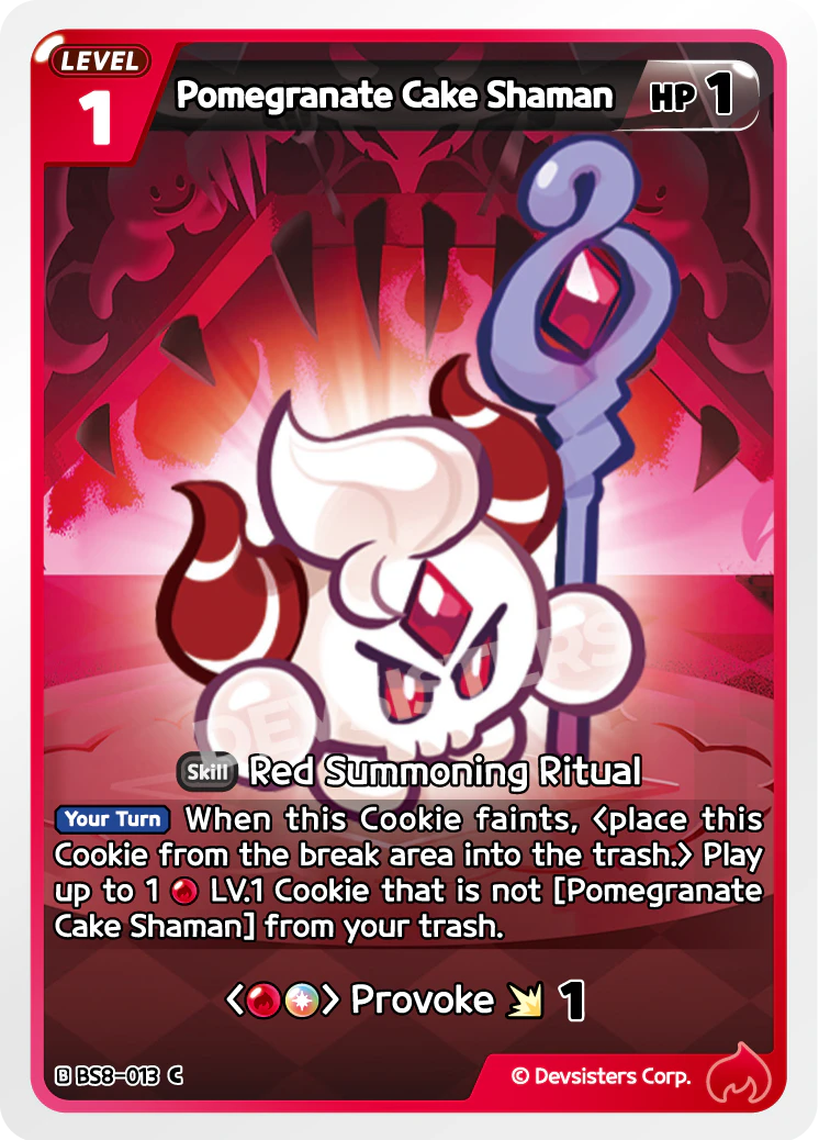 Pomegranate Cake Shaman #BS8-013