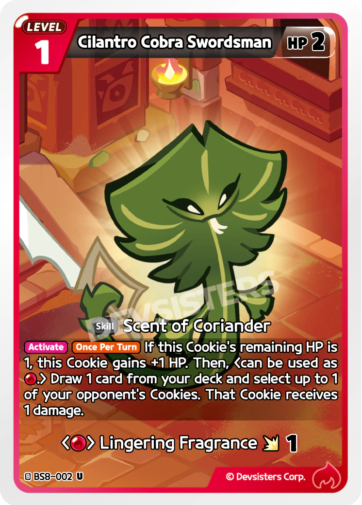 Cilantro Cobra Swordsman #BS8-002