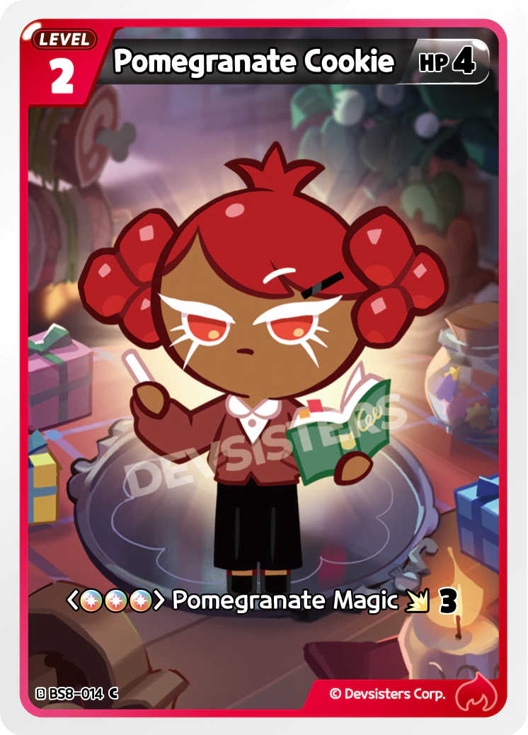 Pomegranate Cookie #BS8-014