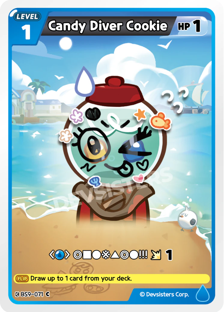 Candy Diver Cookie #BS9-071@1