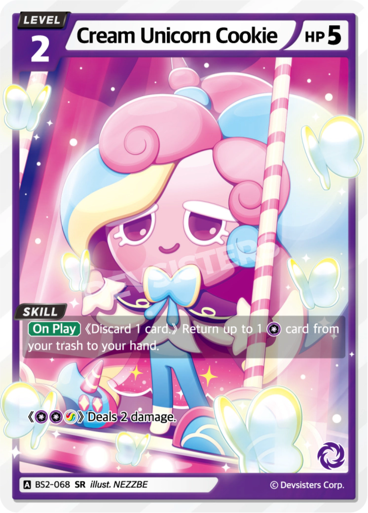 Cream Unicorn Cookie #BS2-068