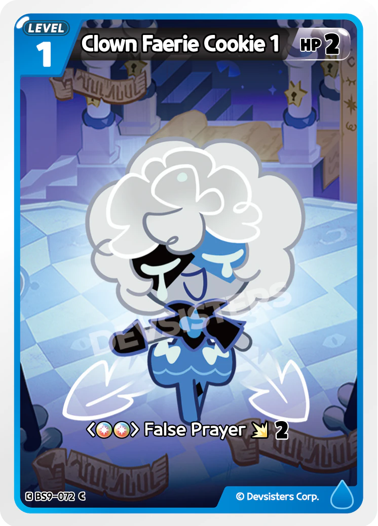Clown Faerie Cookie 1 #BS9-072