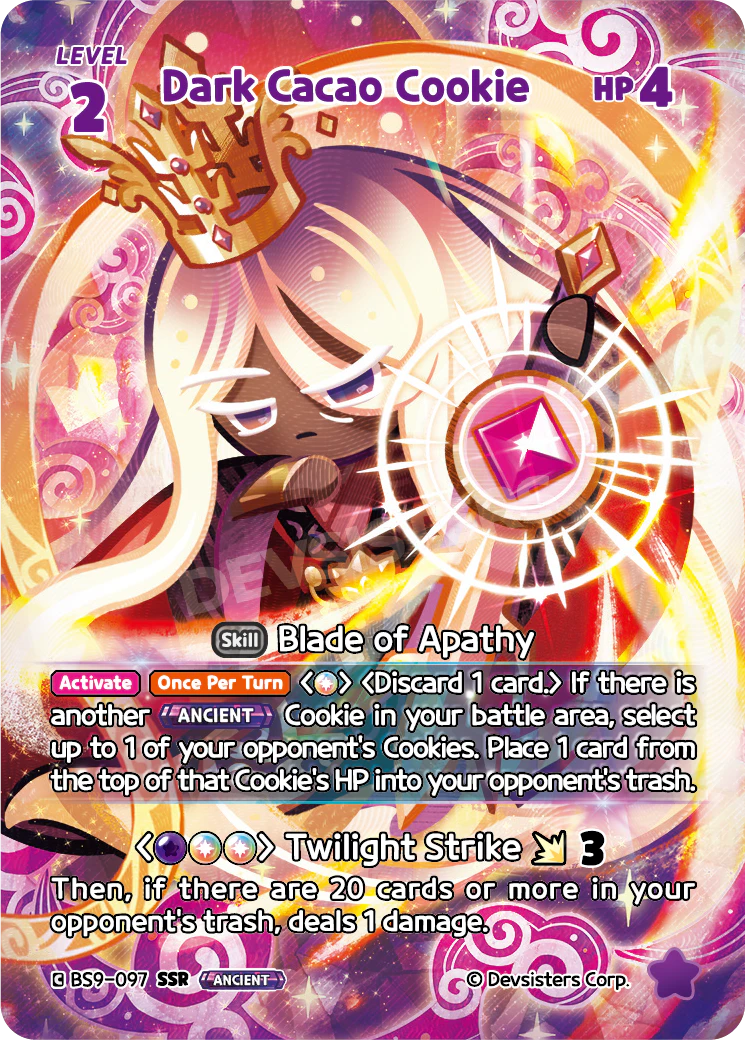 Dark Cacao Cookie #BS9-097@1