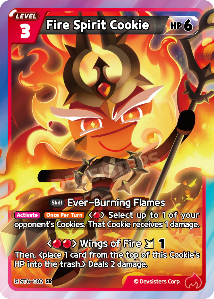Fire Spirit Cookie #ST6-002