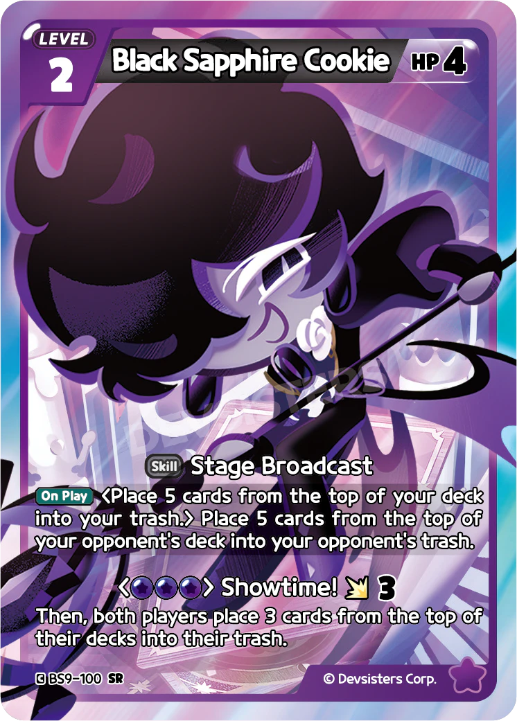 Black Sapphire Cookie #BS9-100