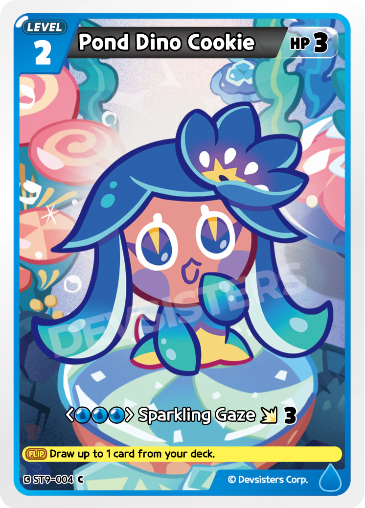 Pond Dino Cookie #ST9-004