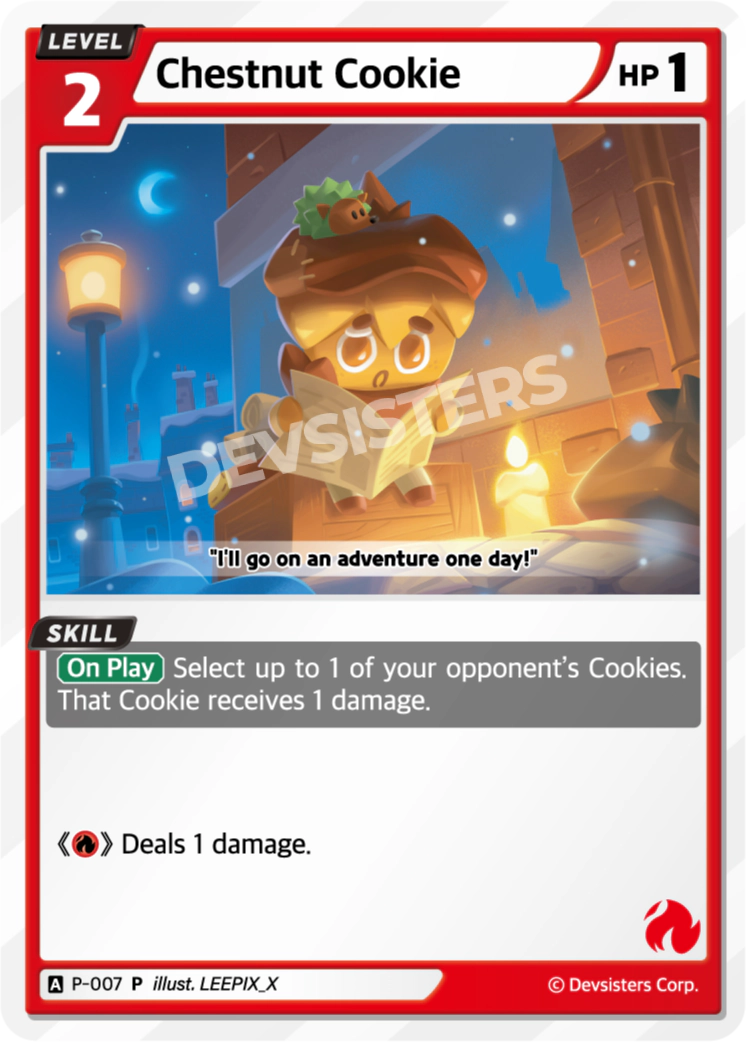 Chestnut Cookie #P-007