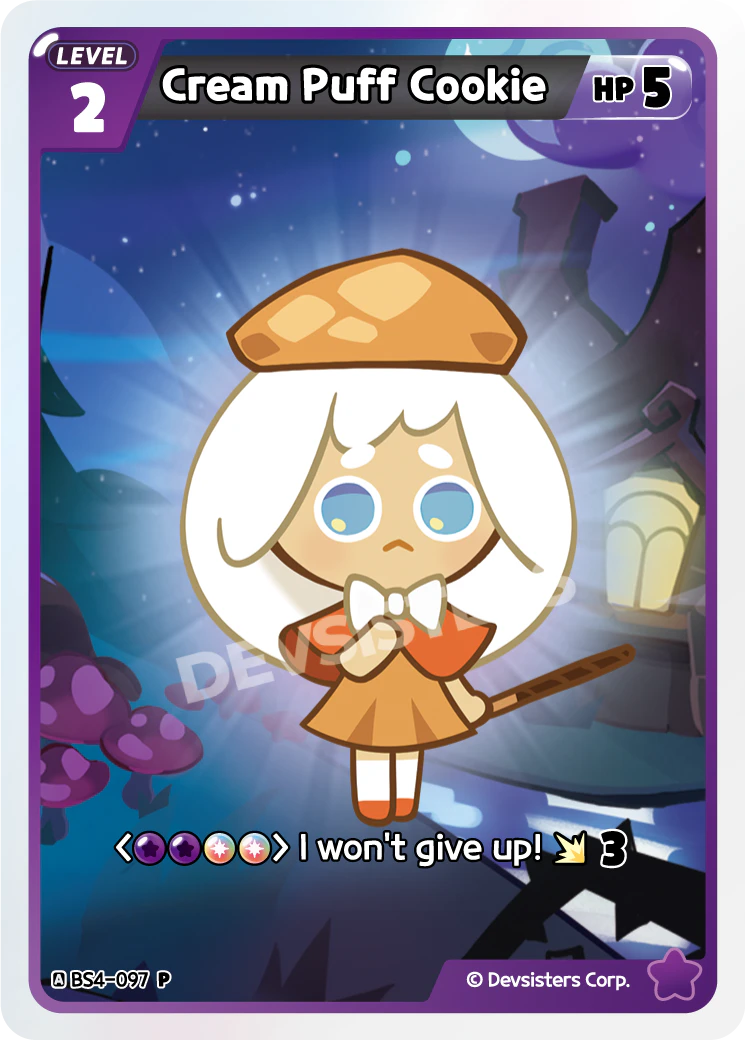 Cream Puff Cookie #BS4-097@1
