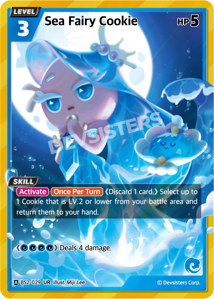 Sea Fairy Cookie #BS2-029