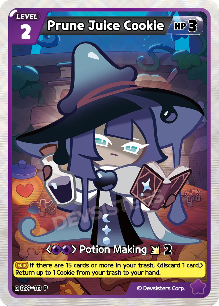 Prune Juice Cookie #BS9-113@2