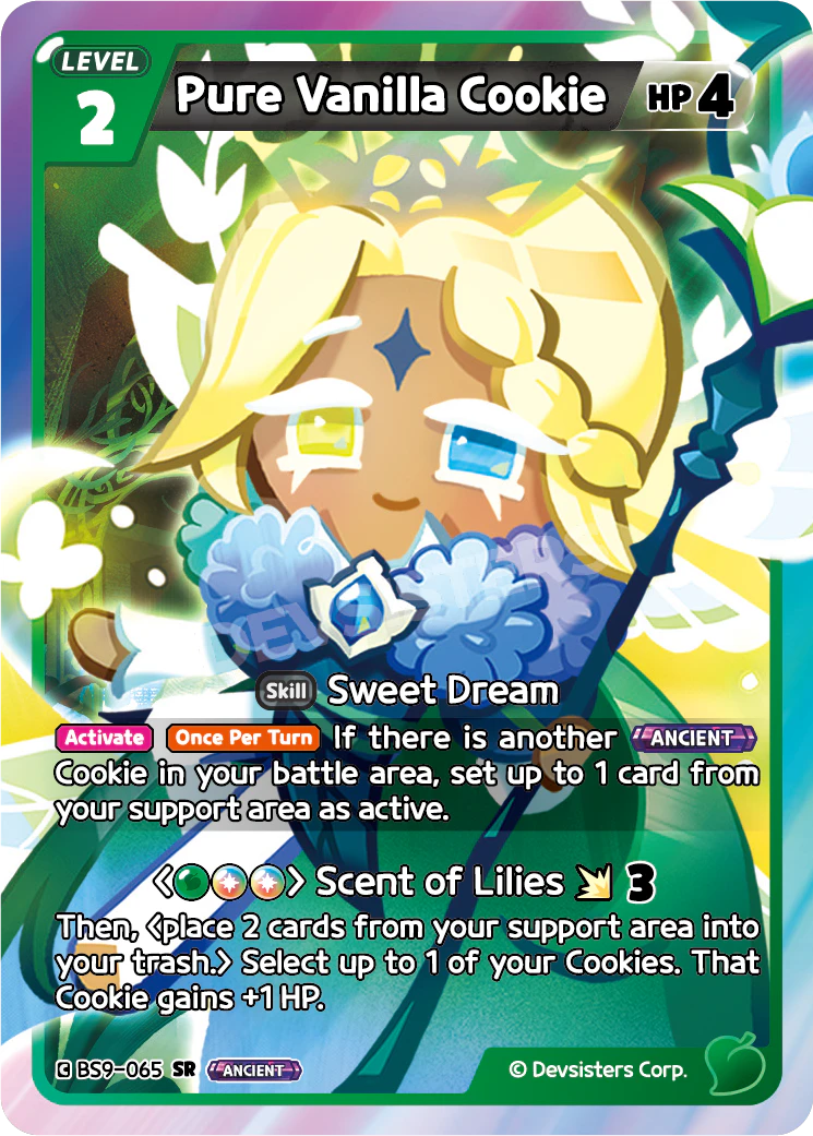 Pure Vanilla Cookie #BS9-065